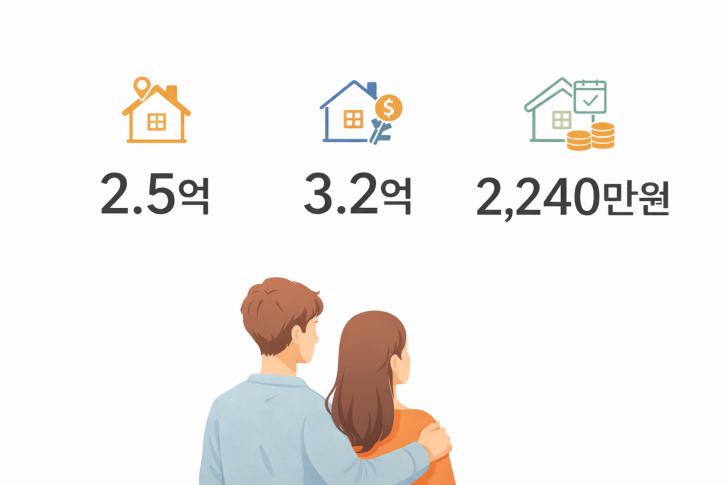  2026 신혼부부 혜택 얼마 전세 2.5억 구입 3.2억 출산 2년 합계